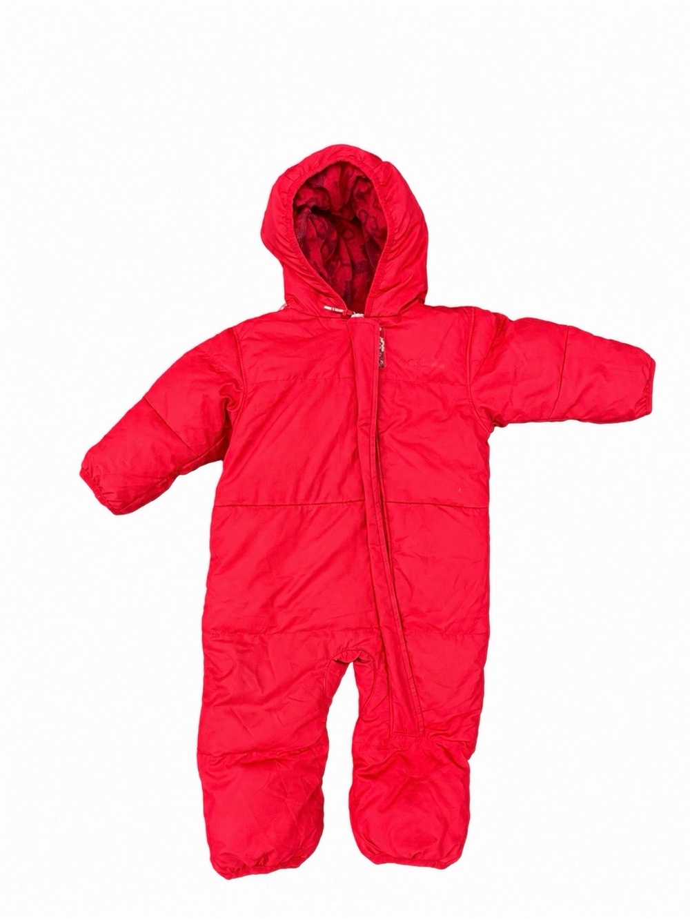 Columbia Baby Red Fleece-Lined Snowsuit 6–12 Months